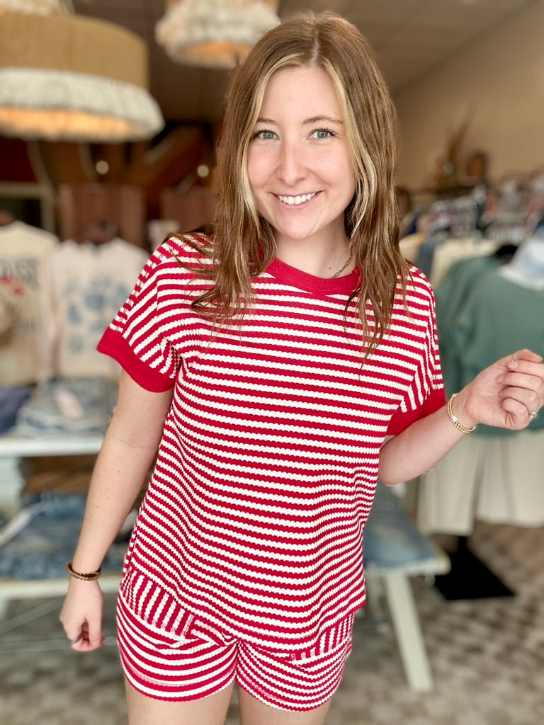 Taya Set-Red-New in-R3vel Threads, Women's Fashion Boutique, Located in Hudsonville, Michigan