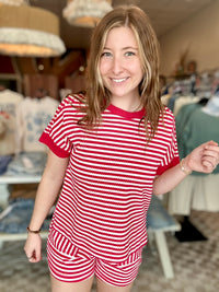 Taya Set-Red-New in-R3vel Threads, Women's Fashion Boutique, Located in Hudsonville, Michigan