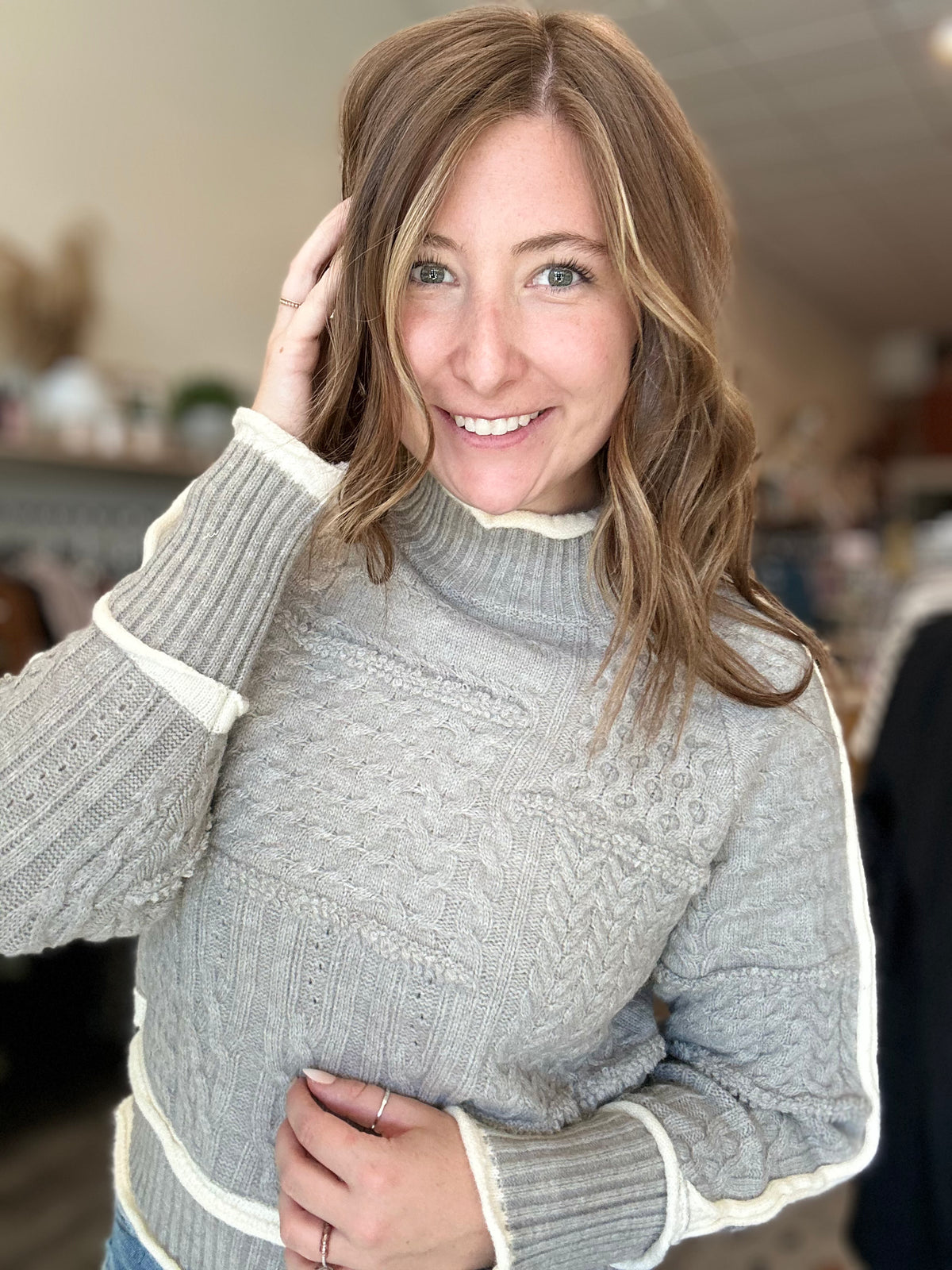 Hazel Sweater-Doe & Rae-R3vel Threads, Women's Fashion Boutique, Located in Hudsonville, Michigan