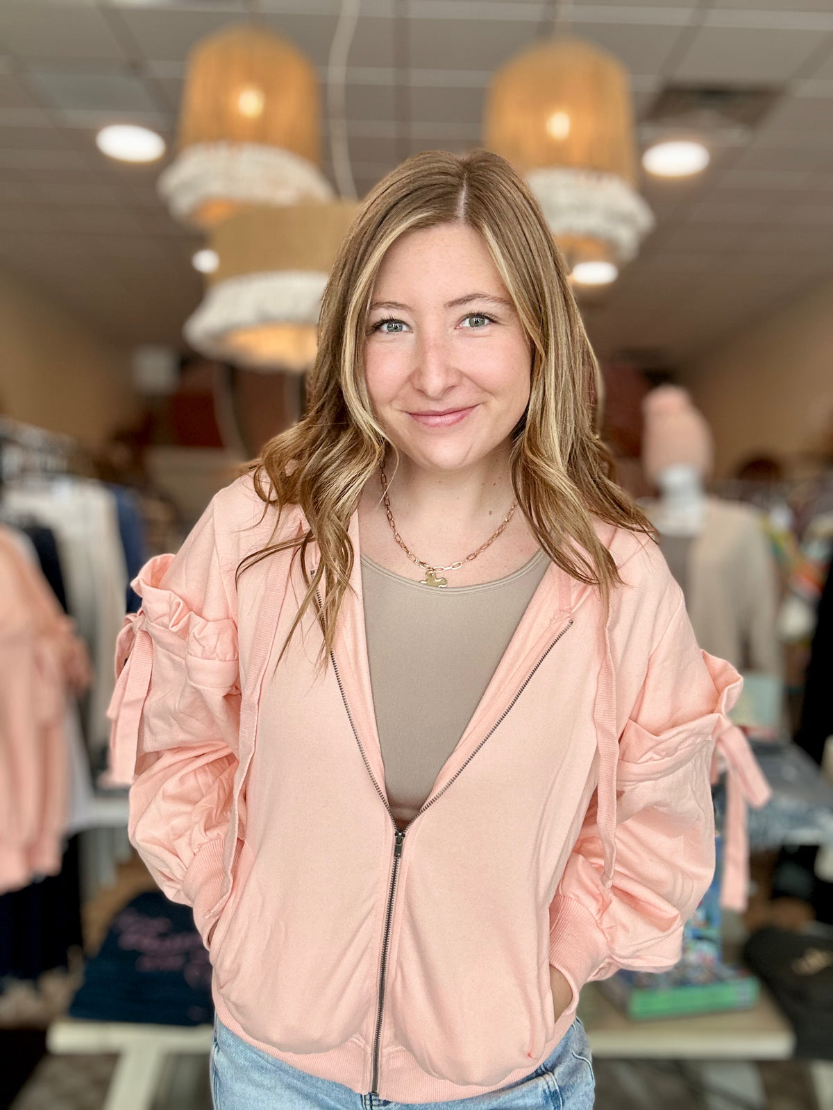 Abigail Zip Up-Adora-R3vel Threads, Women's Fashion Boutique, Located in Hudsonville, Michigan