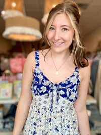 Bianca Dress-Blu Pepper-R3vel Threads, Women's Fashion Boutique, Located in Hudsonville, Michigan