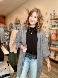 Kennedy Cardigan-Leto Accessories-R3vel Threads, Women's Fashion Boutique, Located in Hudsonville, Michigan