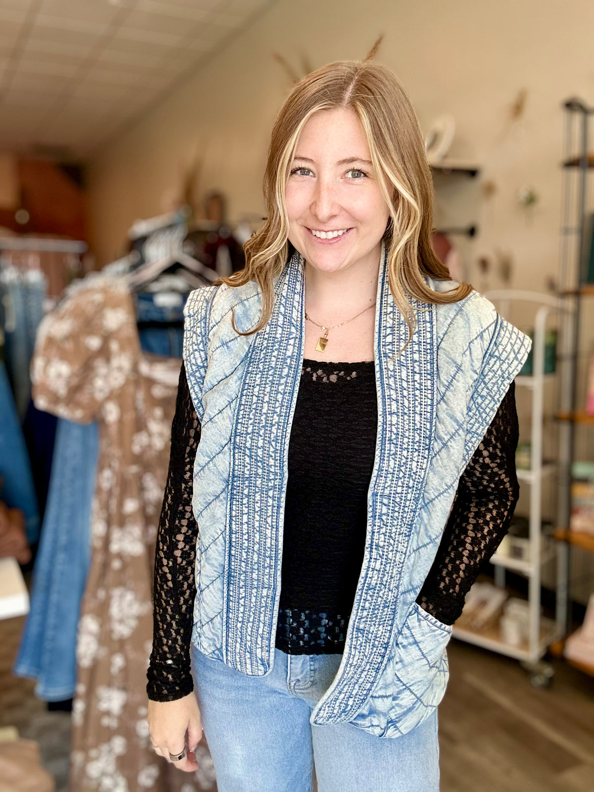 Bella Vest-J.O.A-R3vel Threads, Women's Fashion Boutique, Located in Hudsonville, Michigan