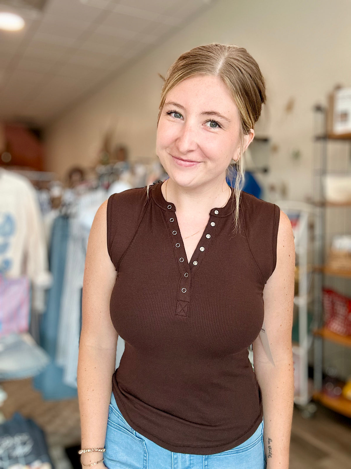 Carter Tank-mono b-R3vel Threads, Women's Fashion Boutique, Located in Hudsonville, Michigan