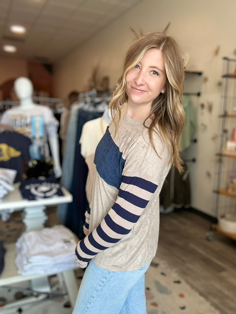 Brooke Longsleeve-Doe & Rae-R3vel Threads, Women's Fashion Boutique, Located in Hudsonville, Michigan