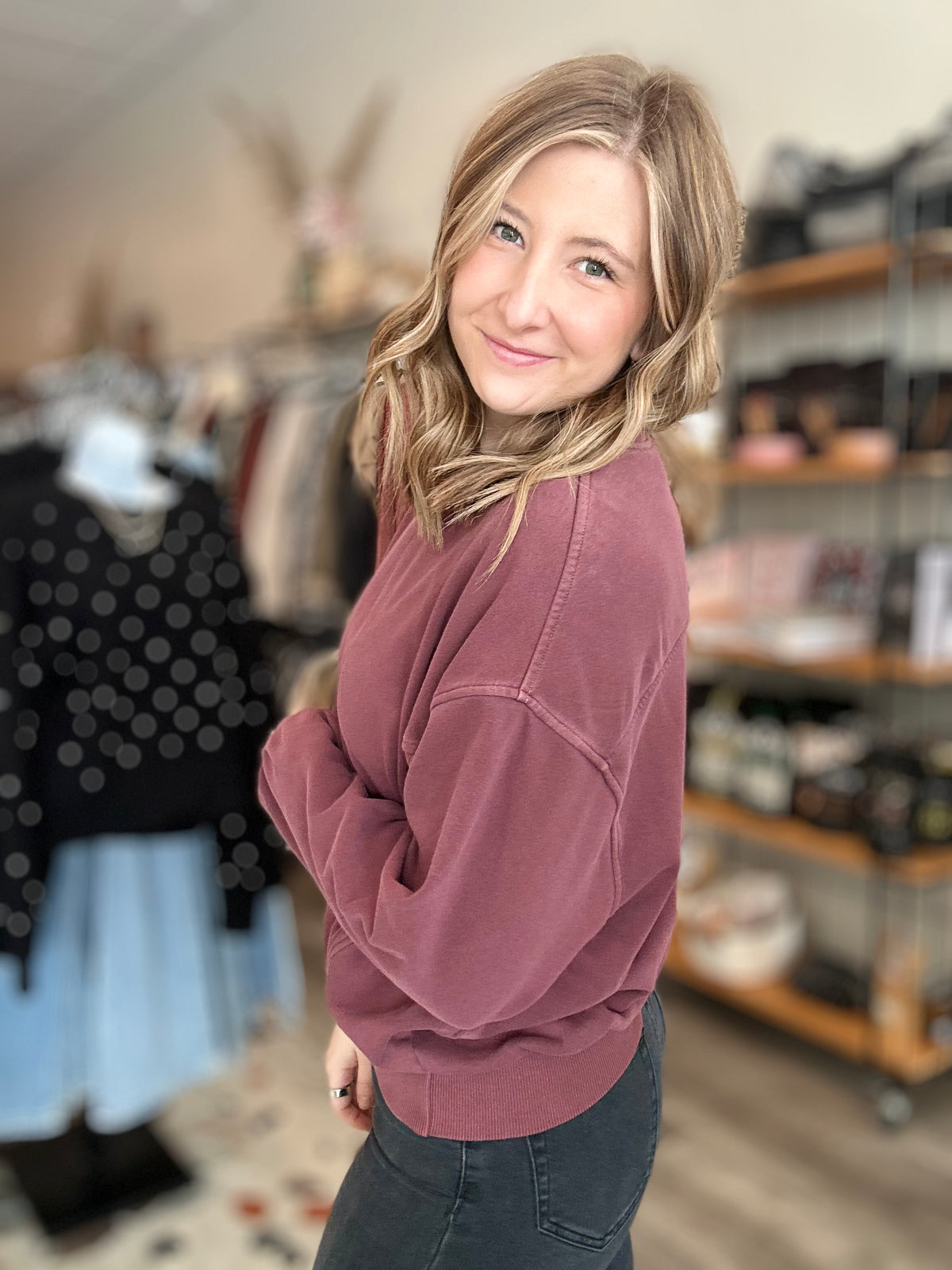 Toni Pullover-Zenana-R3vel Threads, Women's Fashion Boutique, Located in Hudsonville, Michigan