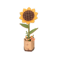 3D Wooden Flower Puzzles: Sunflower-Hands Craft-R3vel Threads, Women's Fashion Boutique, Located in Hudsonville, Michigan
