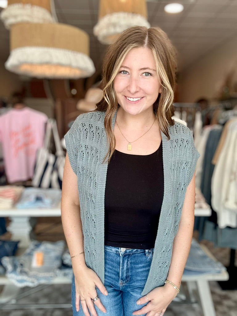 MaryAnn Crochet Cardi-Be Cool-R3vel Threads, Women's Fashion Boutique, Located in Hudsonville, Michigan