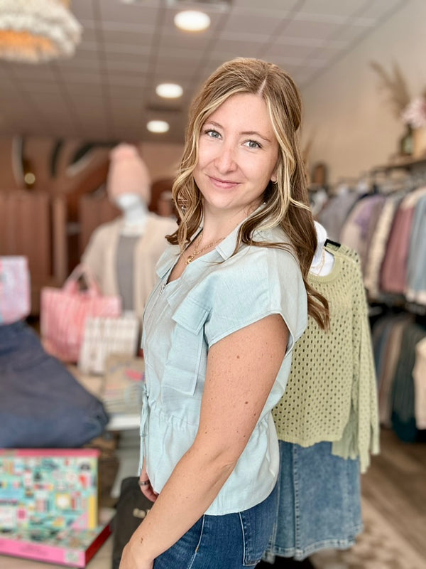 Lucy Top-Doe & Rae-R3vel Threads, Women's Fashion Boutique, Located in Hudsonville, Michigan