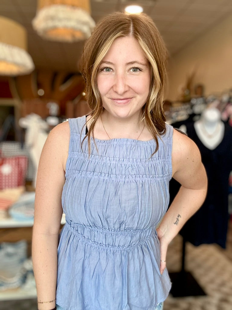 Chloe Top-Doe & Rae-R3vel Threads, Women's Fashion Boutique, Located in Hudsonville, Michigan