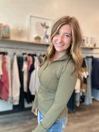 Willow Half Zip-Doe & Rae-R3vel Threads, Women's Fashion Boutique, Located in Hudsonville, Michigan