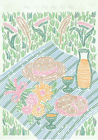 FlowArt Trace -by-Line Brunch in Bloom