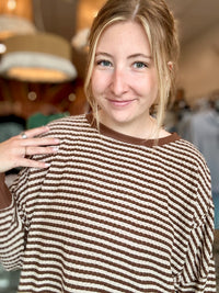 Lisa Top-Blu Pepper-R3vel Threads, Women's Fashion Boutique, Located in Hudsonville, Michigan