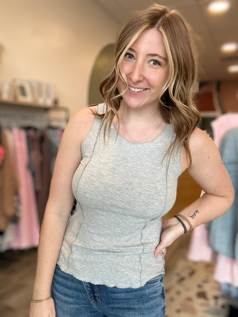 Raya Tank-Doe & Rae-R3vel Threads, Women's Fashion Boutique, Located in Hudsonville, Michigan