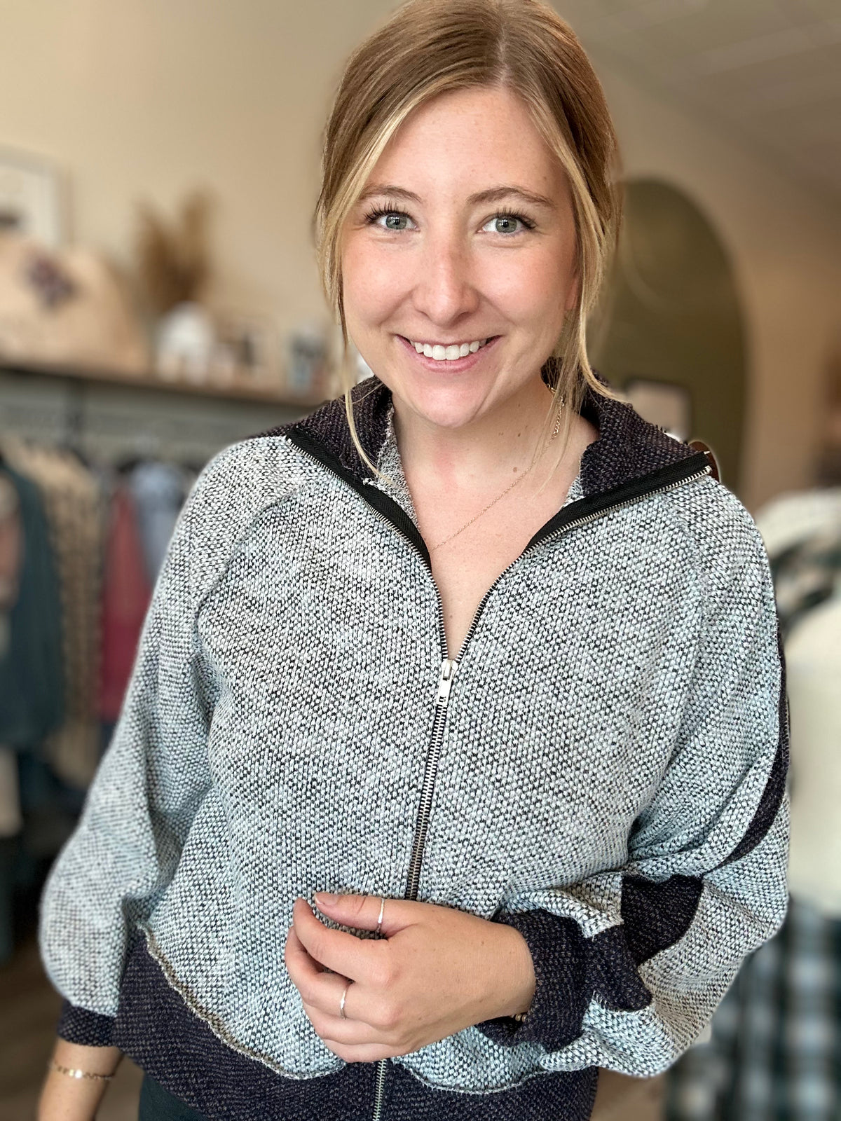 Elyse Jacket-Kori-R3vel Threads, Women's Fashion Boutique, Located in Hudsonville, Michigan