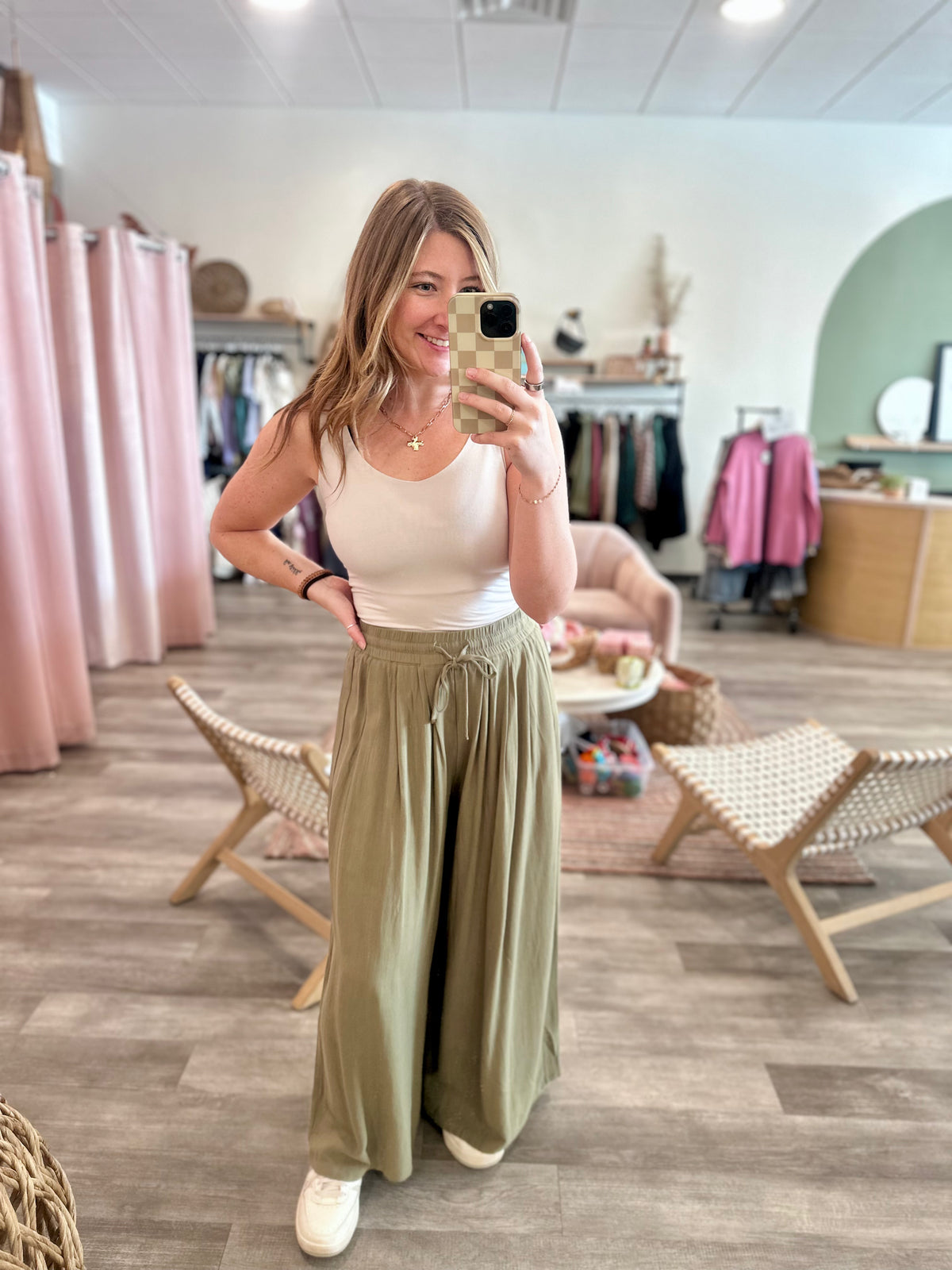 Trina Linen Pant-Bluivy-R3vel Threads, Women's Fashion Boutique, Located in Hudsonville, Michigan