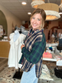 Izzy Flannel-Hem & Thread-R3vel Threads, Women's Fashion Boutique, Located in Hudsonville, Michigan
