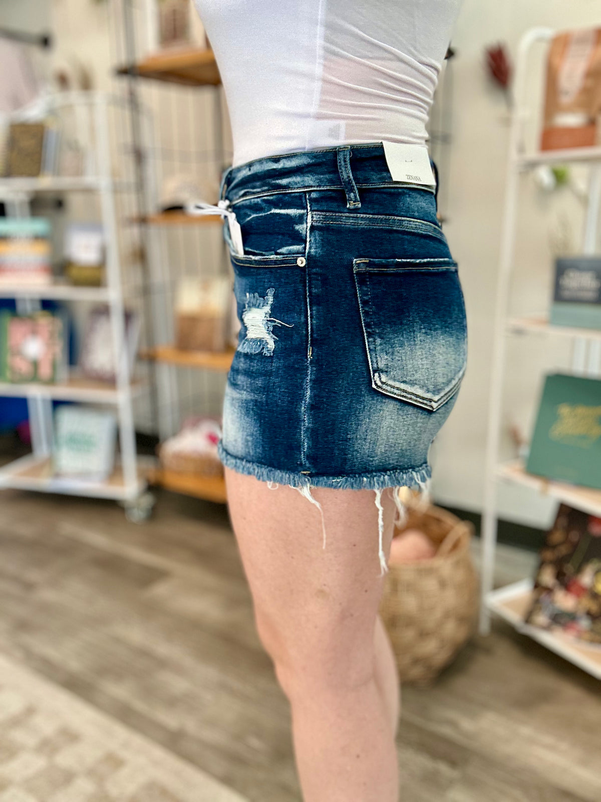 Jones Shorts-Zenana-R3vel Threads, Women's Fashion Boutique, Located in Hudsonville, Michigan
