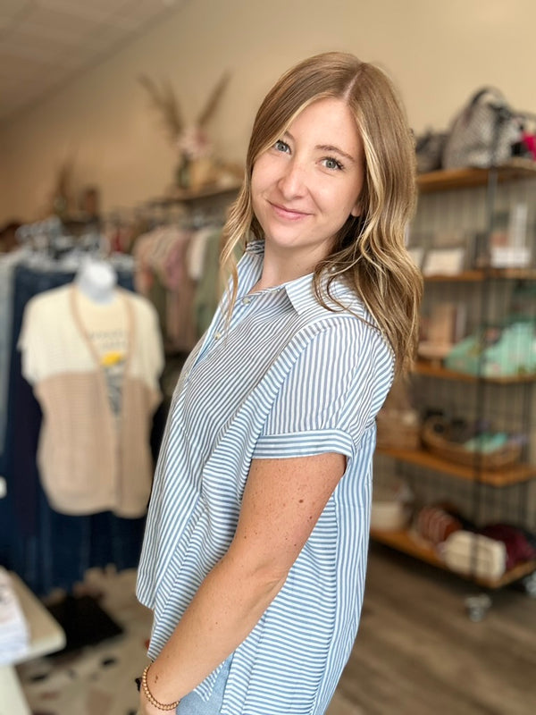 Lola Top-Doe & Rae-R3vel Threads, Women's Fashion Boutique, Located in Hudsonville, Michigan