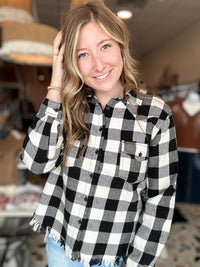 Lucy Flannel-Risen-R3vel Threads, Women's Fashion Boutique, Located in Hudsonville, Michigan