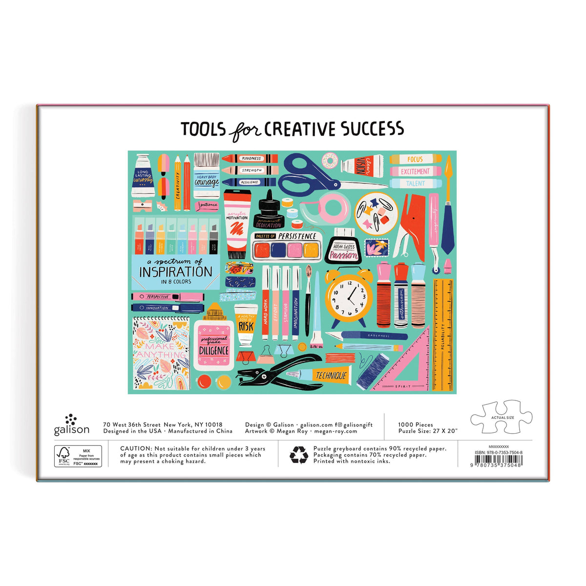 Tools for Creative Success 1000 Piece Puzzle-Chronicle Books-R3vel Threads, Women's Fashion Boutique, Located in Hudsonville, Michigan