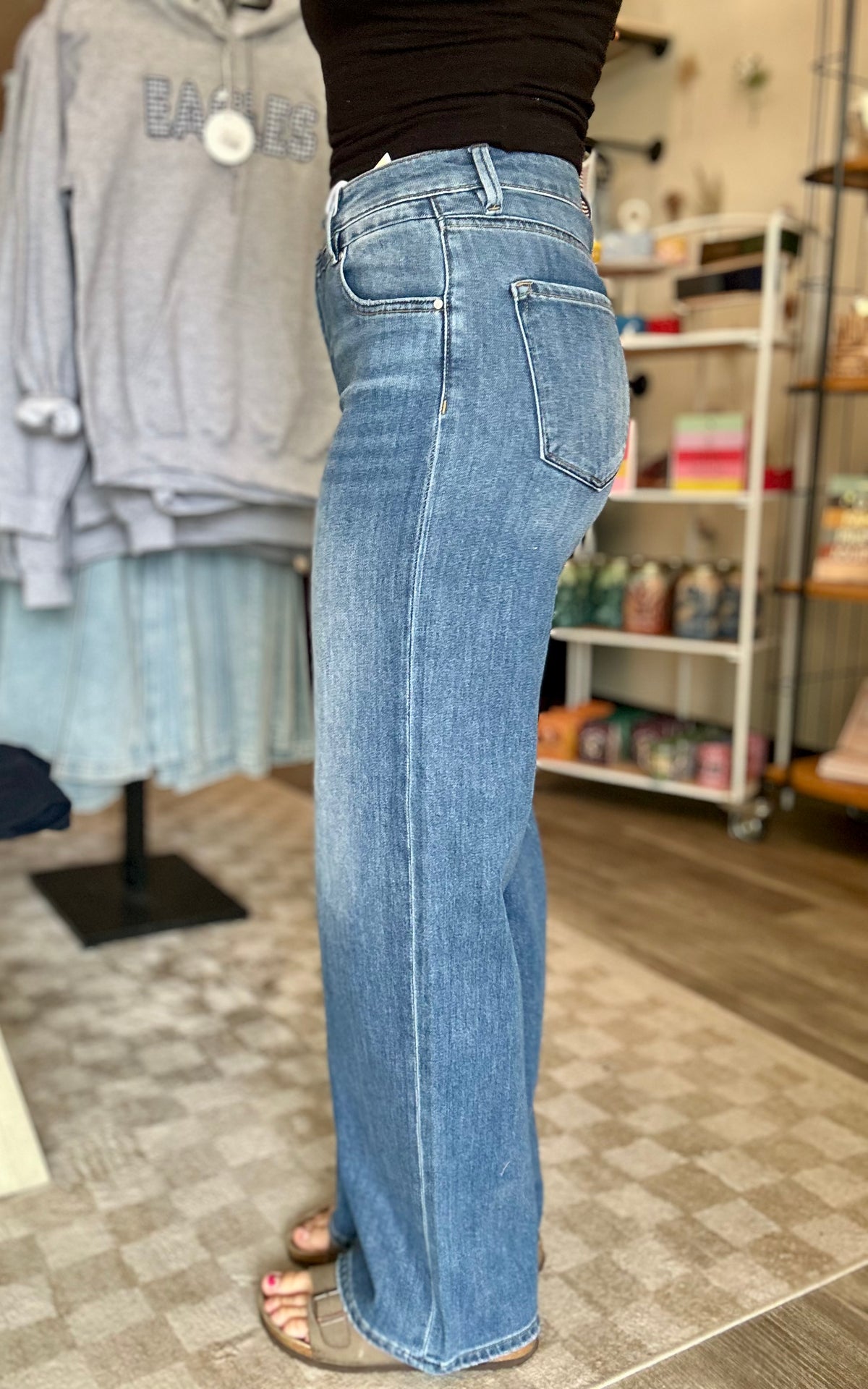 Maggie Slouchy Jeans-Risen-R3vel Threads, Women's Fashion Boutique, Located in Hudsonville, Michigan