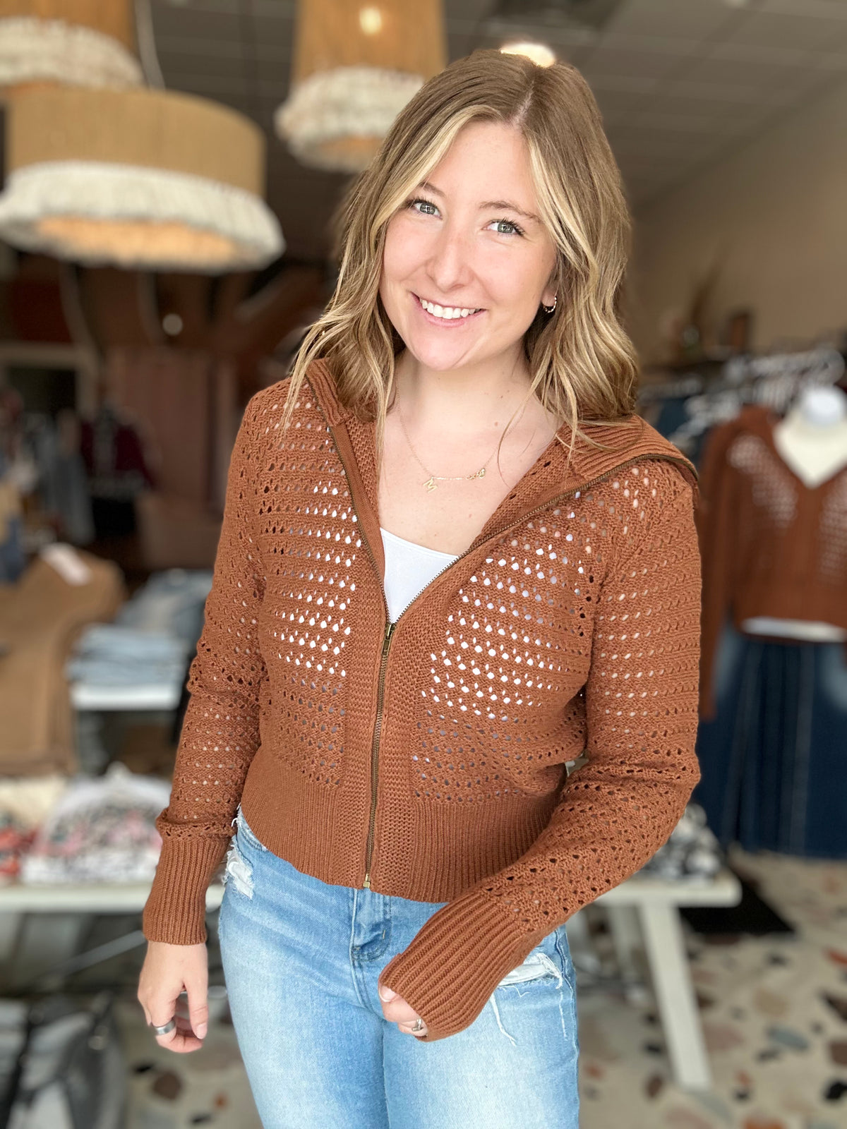 Raina Sweater Jacket-Doe & Rae-R3vel Threads, Women's Fashion Boutique, Located in Hudsonville, Michigan