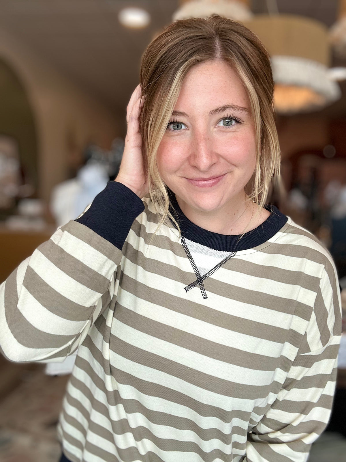 Kenna Pullover-Hem & Thread-R3vel Threads, Women's Fashion Boutique, Located in Hudsonville, Michigan