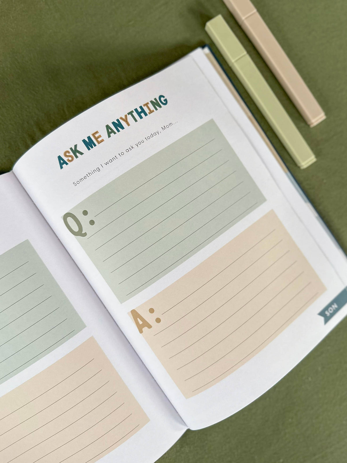 Just Mom and Me: A Mother and Son Guided Keepsake Journal-Paper Peony Press-R3vel Threads, Women's Fashion Boutique, Located in Hudsonville, Michigan