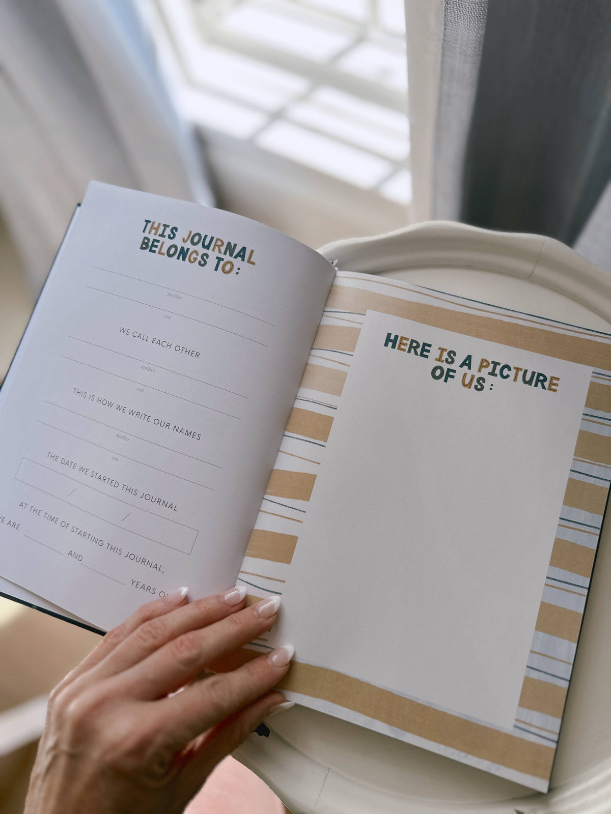 Just Mom and Me: A Mother and Son Guided Keepsake Journal-Paper Peony Press-R3vel Threads, Women's Fashion Boutique, Located in Hudsonville, Michigan