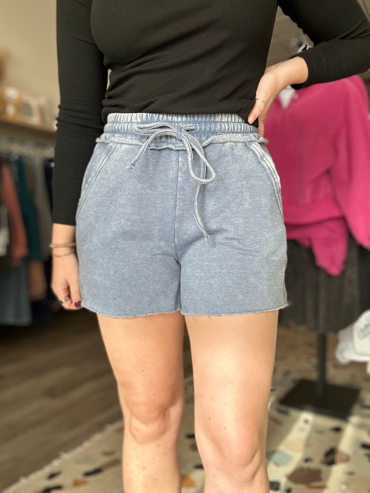 Sienna Shorts-Zenana-R3vel Threads, Women's Fashion Boutique, Located in Hudsonville, Michigan