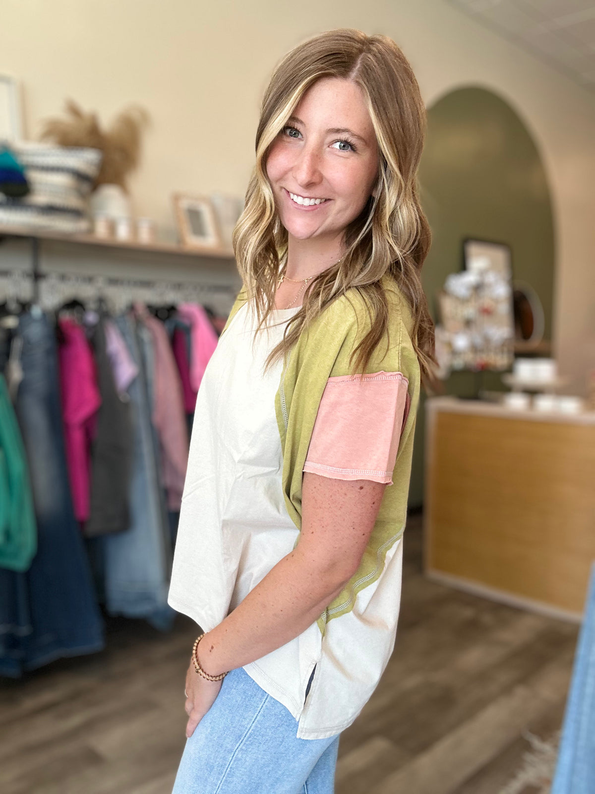 Kyla Top-Mittoshop-R3vel Threads, Women's Fashion Boutique, Located in Hudsonville, Michigan