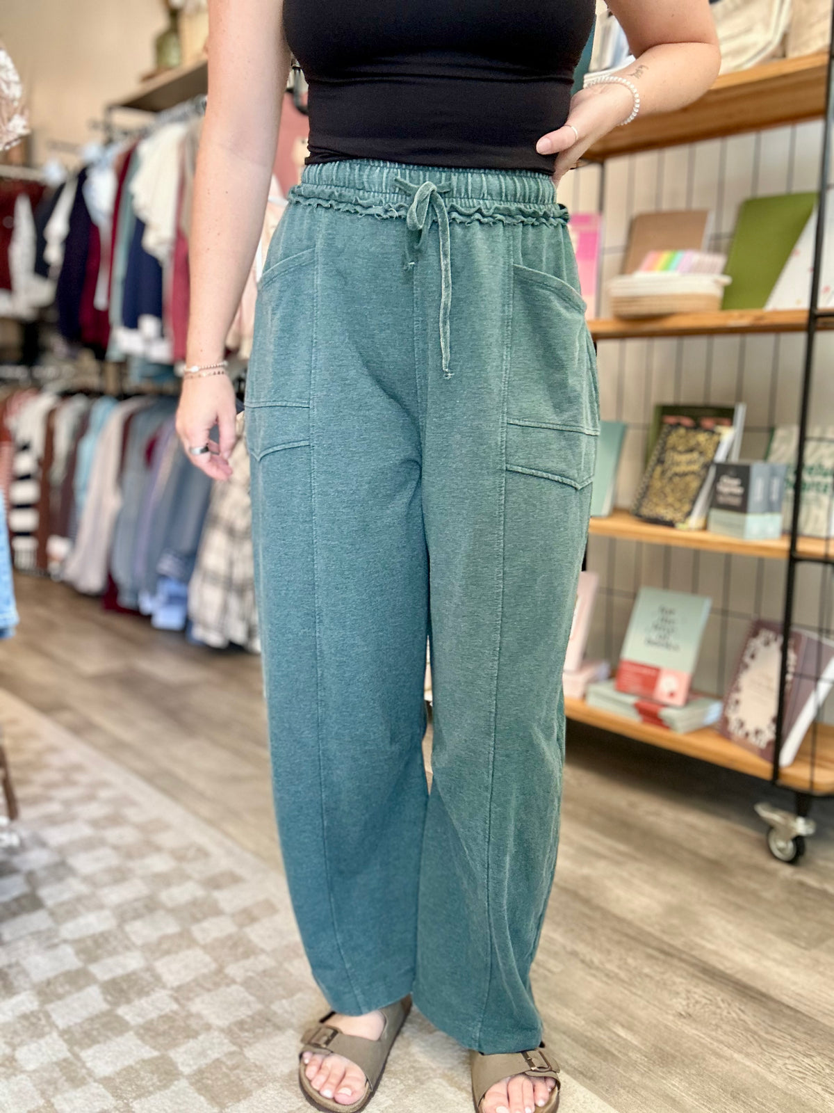 April Sweatpants-Double Zero-R3vel Threads, Women's Fashion Boutique, Located in Hudsonville, Michigan