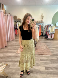 Larissa Skirt-Doe & Rae-R3vel Threads, Women's Fashion Boutique, Located in Hudsonville, Michigan