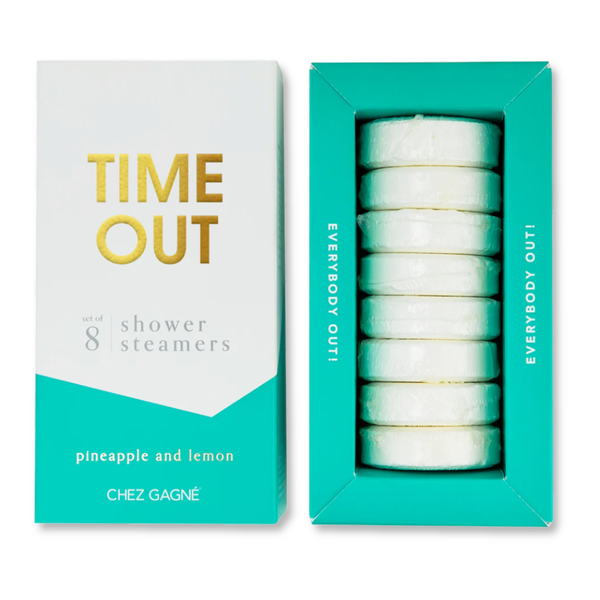 Time Out Shower Steamers - Pineapple Lemon - Set of 8 Tabs-Chez Gagné-R3vel Threads, Women's Fashion Boutique, Located in Hudsonville, Michigan