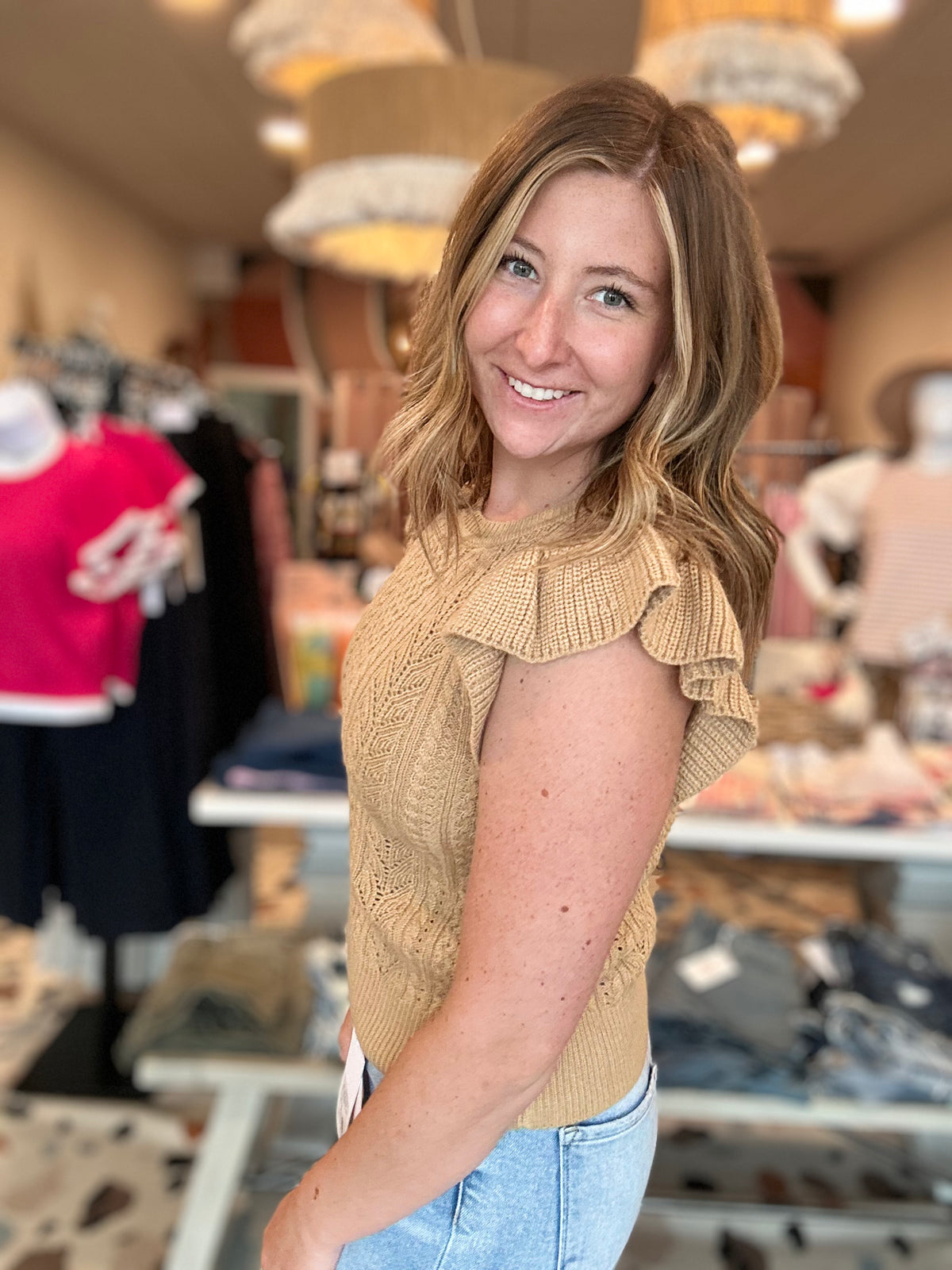 Jillian Top-Bluivy-R3vel Threads, Women's Fashion Boutique, Located in Hudsonville, Michigan