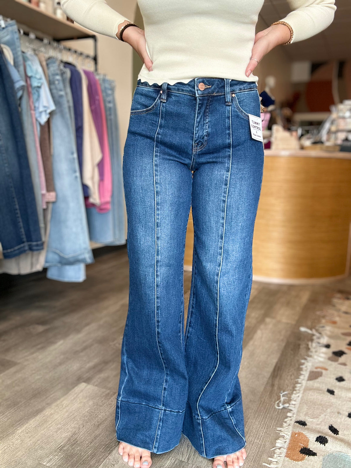 Toni Mid Rise Front Seam-Risen-R3vel Threads, Women's Fashion Boutique, Located in Hudsonville, Michigan