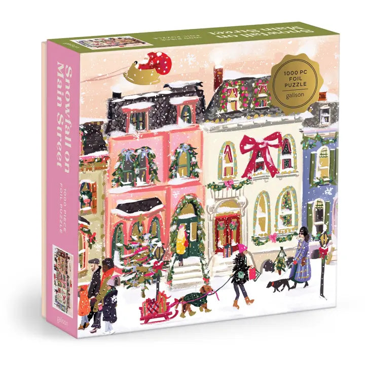 Snowfall on Main Street Puzzle-r3velthreads-R3vel Threads, Women's Fashion Boutique, Located in Hudsonville, Michigan