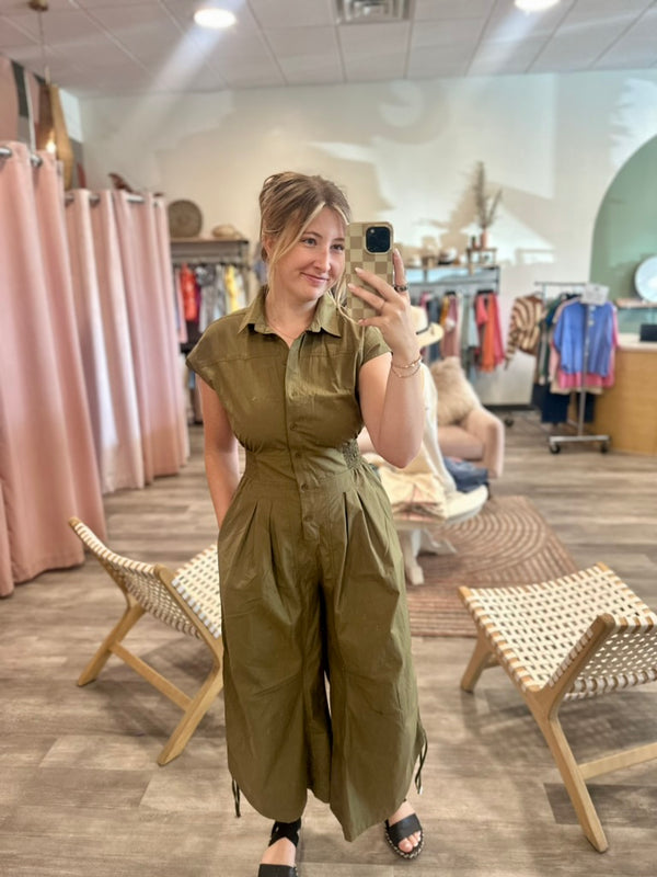 Lara Jumpsuit-Bluivy-R3vel Threads, Women's Fashion Boutique, Located in Hudsonville, Michigan