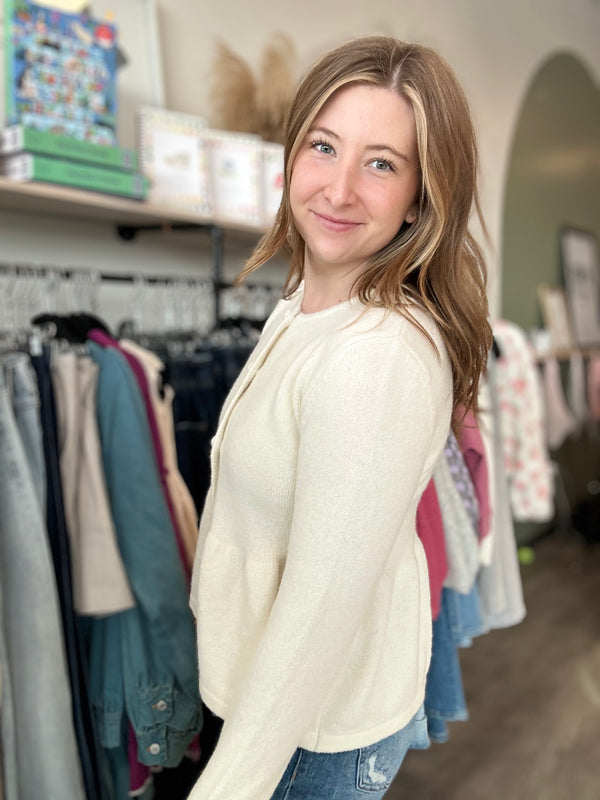 Libby Sweater Cardi-Lovelo-R3vel Threads, Women's Fashion Boutique, Located in Hudsonville, Michigan