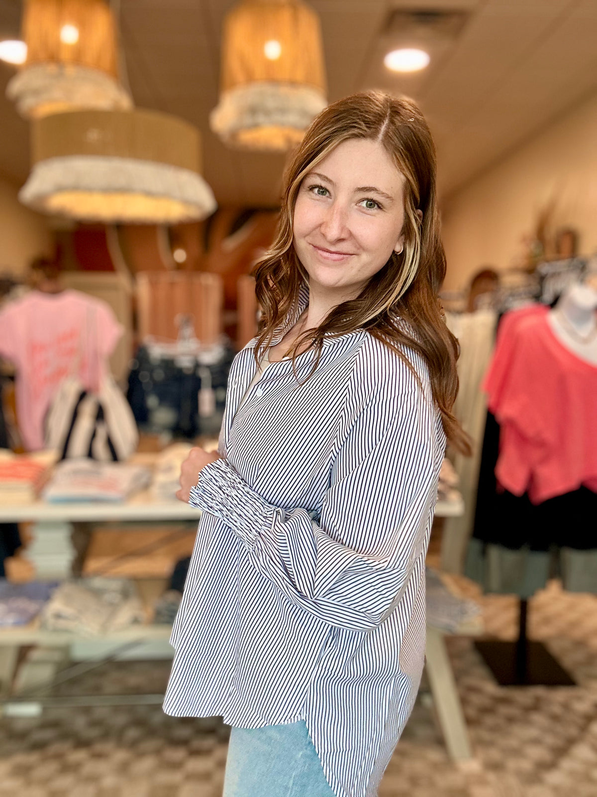 Lizzie Button Up-Adora-R3vel Threads, Women's Fashion Boutique, Located in Hudsonville, Michigan