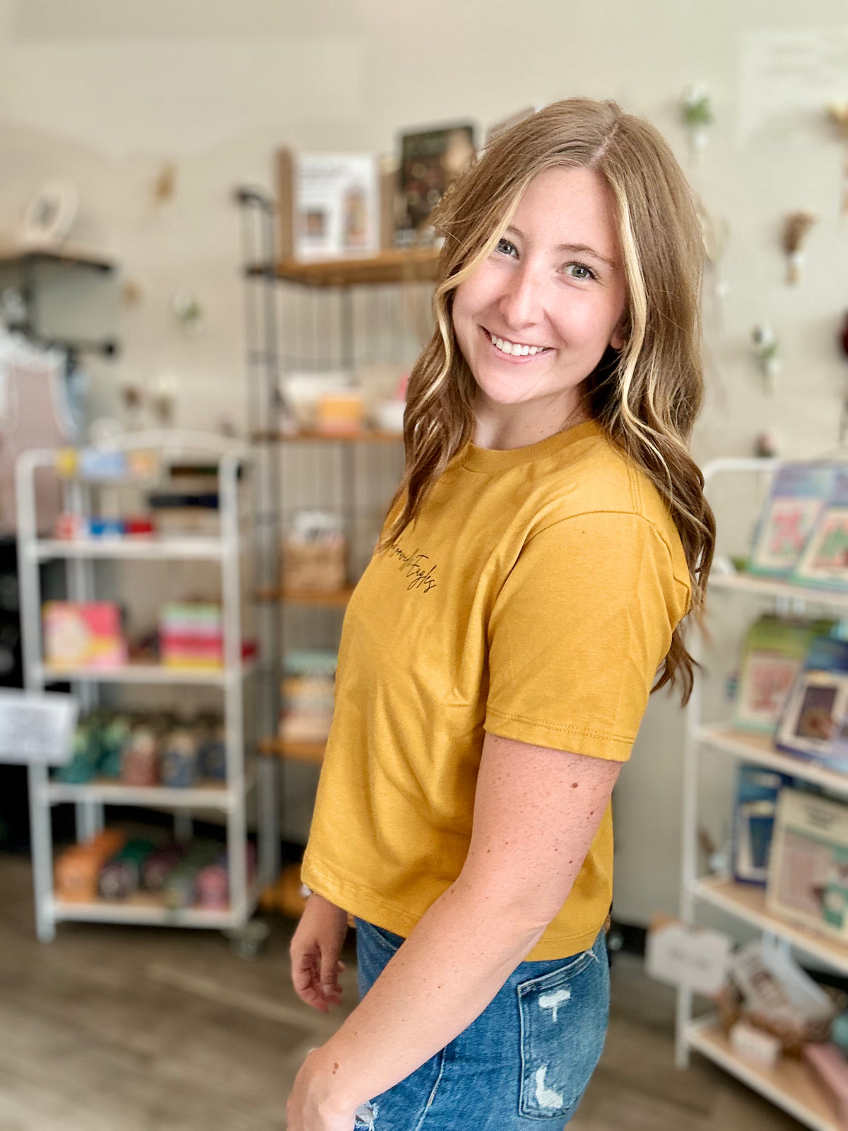 Spirit Wear Cropped Tee-r3velthreads-R3vel Threads, Women's Fashion Boutique, Located in Hudsonville, Michigan