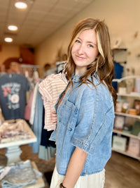 Allie Jacket-Bluivy-R3vel Threads, Women's Fashion Boutique, Located in Hudsonville, Michigan