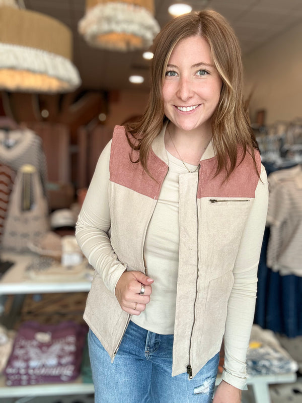 Corrine Vest-Hem & Thread-R3vel Threads, Women's Fashion Boutique, Located in Hudsonville, Michigan