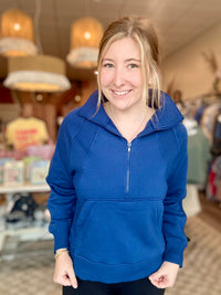 Lucy Half Zip-Zenana-R3vel Threads, Women's Fashion Boutique, Located in Hudsonville, Michigan