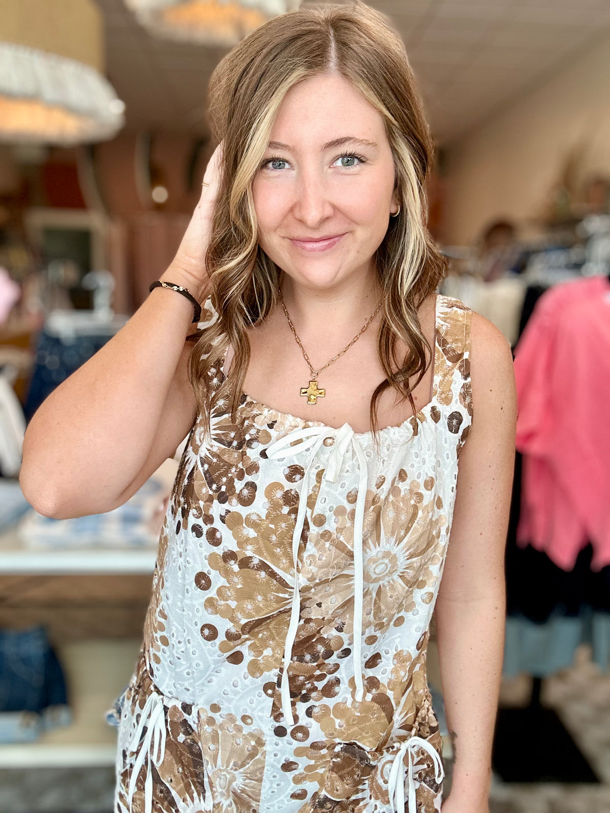 Everly Romper-Doe & Rae-R3vel Threads, Women's Fashion Boutique, Located in Hudsonville, Michigan