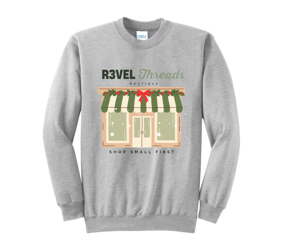 Preorder R3vel Holiday Sweatshirt!-r3velthreads-R3vel Threads, Women's Fashion Boutique, Located in Hudsonville, Michigan