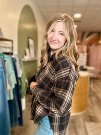 Killian Flannel-J.O.A-R3vel Threads, Women's Fashion Boutique, Located in Hudsonville, Michigan