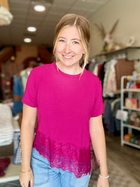 Faith Top- Magenta