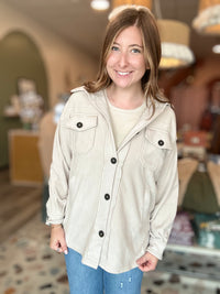 Faith Fleece Shacket-Zenana-R3vel Threads, Women's Fashion Boutique, Located in Hudsonville, Michigan